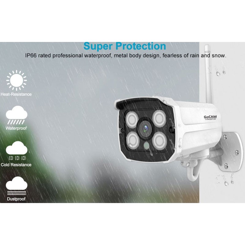 CONCEPTUM GOCAM SH024 3MP 1296P OUTDOOR IP66 Full HD Κάμερα Εξωτερικού Χώρου